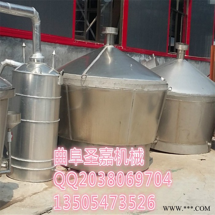 榆林白酒酿造设备制造厂家 圣嘉白酒蒸馏设备 自酿白酒设备图片图2