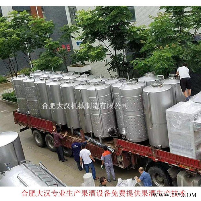 大汉 葡萄酒设备厂家 果酒发酵罐 葡萄酒不锈钢发酵罐图1