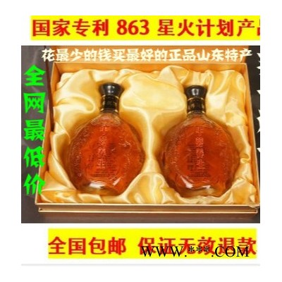 伟润**牛蒡酒 降三高 山东特产 牛蒡保健养生酒 500ml双礼盒装