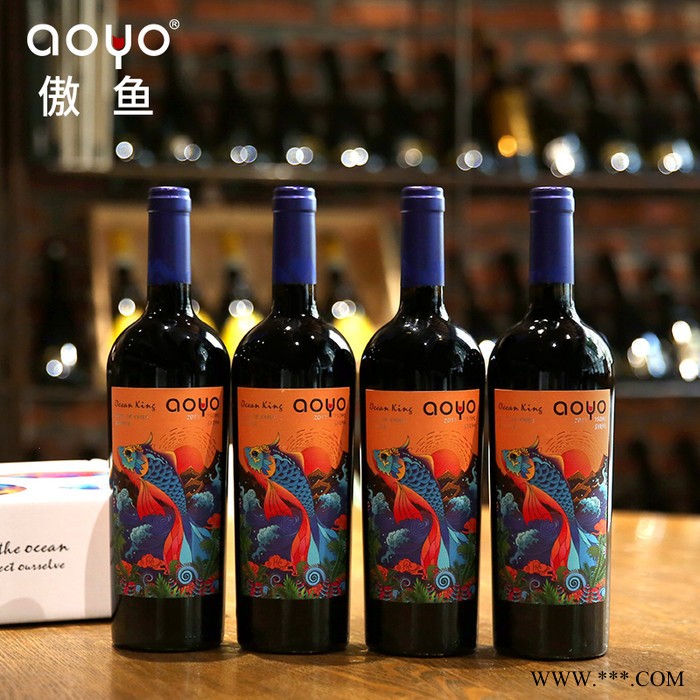傲鱼葡萄酒批发代理智利进口葡萄酒品牌招商加盟红酒价格海洋·夏西拉红葡萄酒750ml 葡萄酒加盟图3