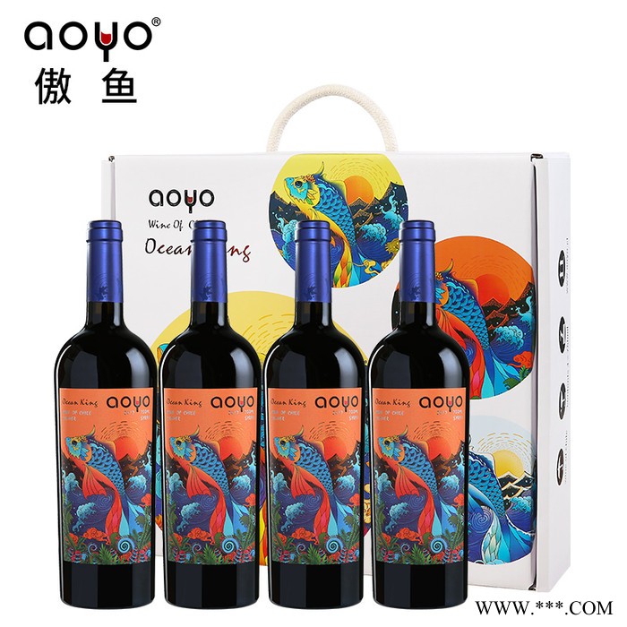 傲鱼葡萄酒批发代理智利进口葡萄酒品牌招商加盟红酒价格海洋·夏西拉红葡萄酒750ml 葡萄酒加盟图2