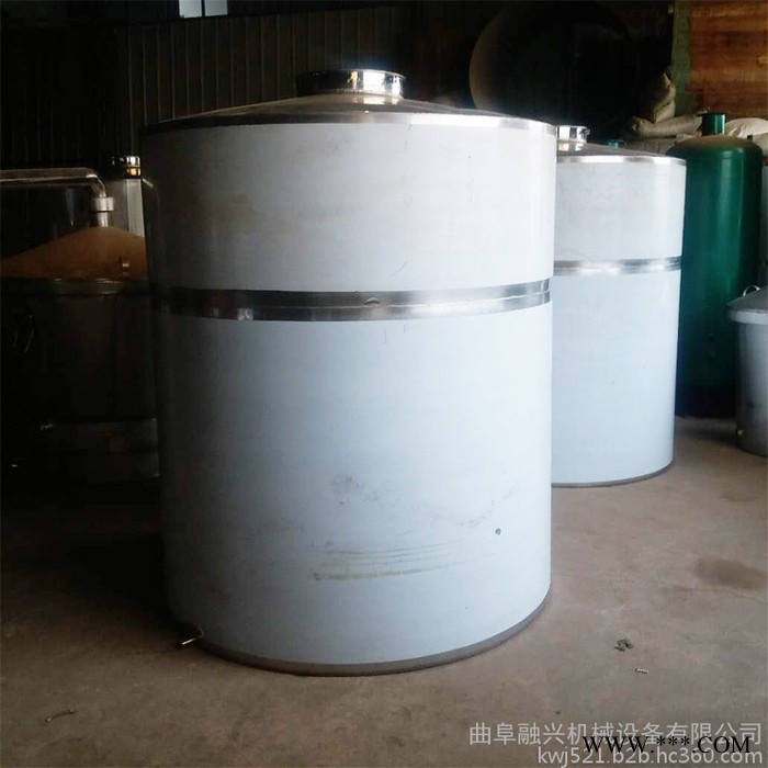 不锈钢酒罐 水带降温发酵罐 水冷发酵罐制作工艺 葡萄酒发酵罐 白葡萄酒蒸馏设备图5