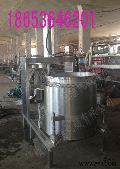 葡萄酒榨汁机 葡萄发酵后过滤挤压滤渣机 液压式葡萄压榨机图3