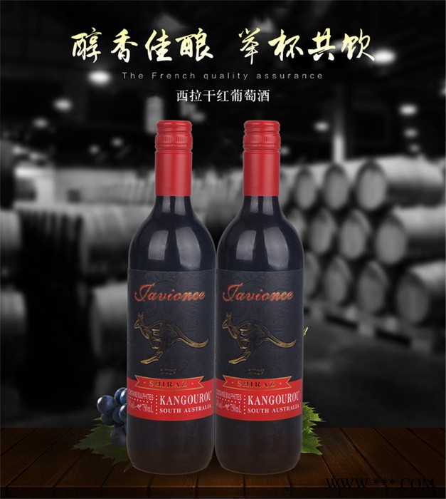 杰文斯袋鼠干红葡萄酒图2