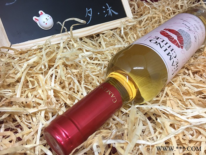 嘉米诺晚收半甜白（大嘴唇）葡萄酒 J7 智利中央山谷 晚收葡萄酒 长相思 霞多丽 甜白葡萄酒 进口红酒 甜酒图3