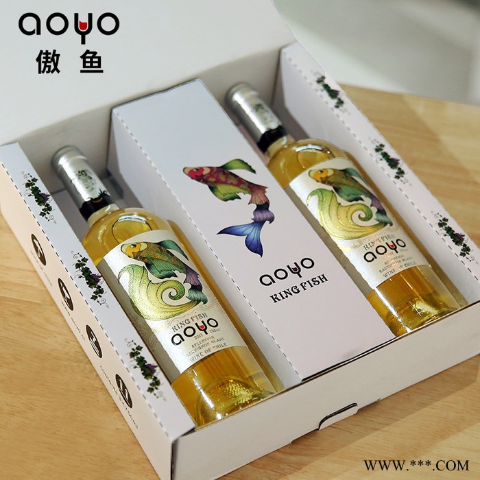 傲鱼葡萄酒批发代理智利进口葡萄酒品牌招商加盟红酒价格鱼王精选长相思白葡萄酒750ml 葡萄酒加盟图2