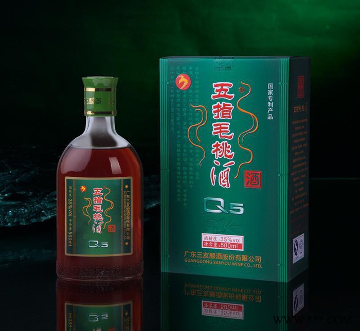 三友酿酒保健养生酒500ml五指毛桃酒Q5河源客家特产图1