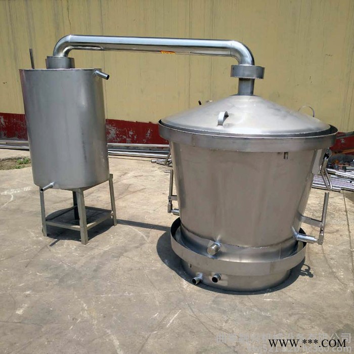 乌海纯粮食蒸酒设备 小烧酒制酒设备价格 不锈钢烤酒设备厂家 小型造酒机融兴图3