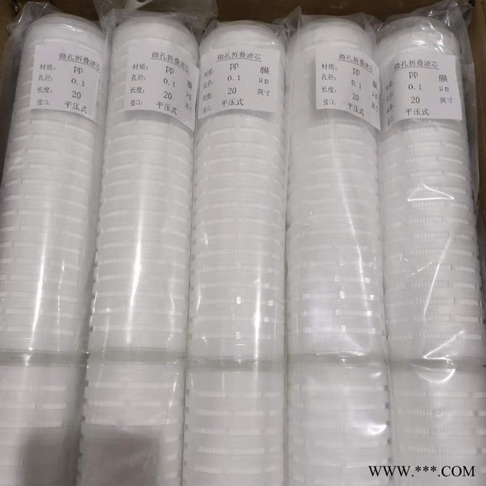 艾特环保电仪 PP折叠滤芯 实验室用折叠滤芯 PP微孔膜滤芯葡萄酒尿素精密过滤芯0.220.45商用图3