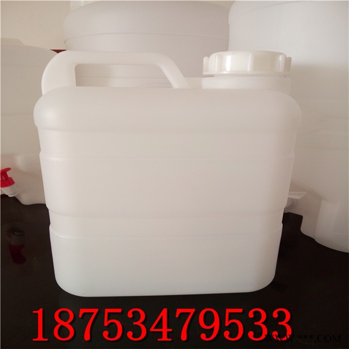 信诚批发5L19L10L25L50L底部加装水嘴的塑料桶 酱油醋调料白酒桶 5L白酒桶图4