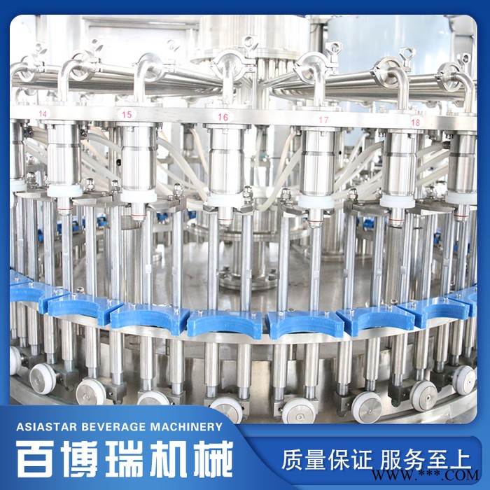 ASCE397-RFC24-24-8百博瑞等压汽水灌装机含气饮料果汁葡萄酒灌装生产线/接受定制 碳酸饮料灌装设备图8