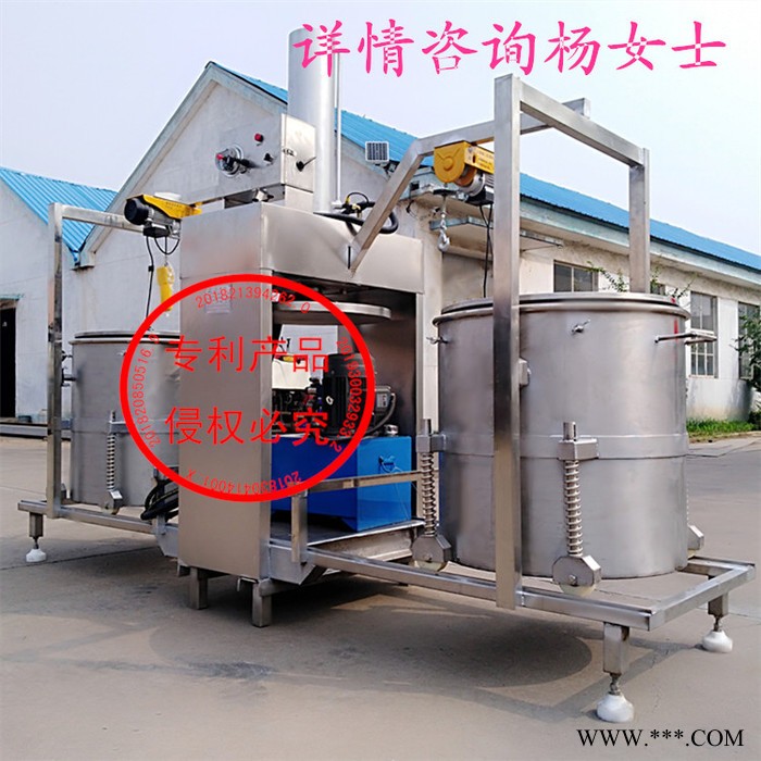 手工酿造果酒红酒榨汁压滤机 葡萄酒荔枝果酒酒液压榨过滤机 酵素压榨机 葡萄酒压榨机图3