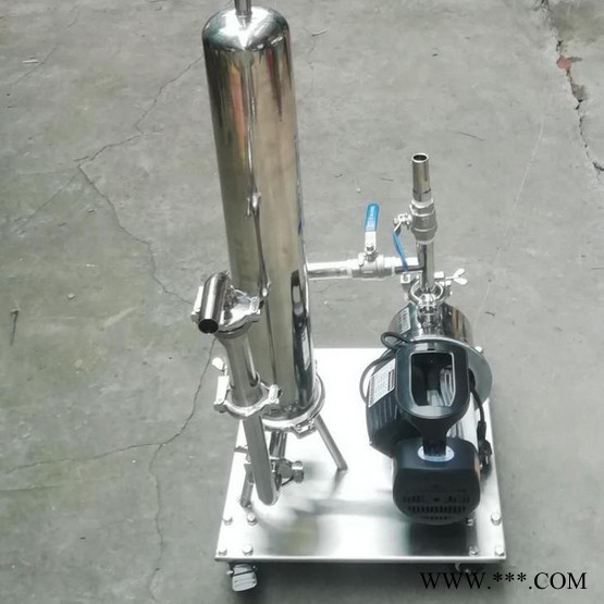 广涛GL001 厂家供应白酒过滤器 白酒过滤机 葡萄酒过滤器 材质不锈钢304图1