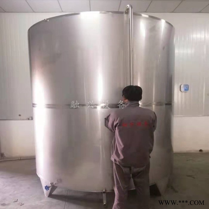 南阳**桃酒发酵罐制作厂家 樱桃酒发酵罐价格 夹层保温葡萄酒发酵罐 融兴图2