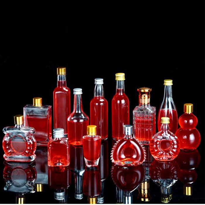 亚特玻璃瓶厂 劲酒瓶 江小白酒瓶 定制小酒瓶图2