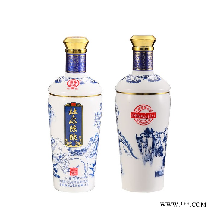 杜康青花窖 杜康陈酿青花窖酒   浓香型白酒 6瓶一箱  448ML*6精美礼盒装图6