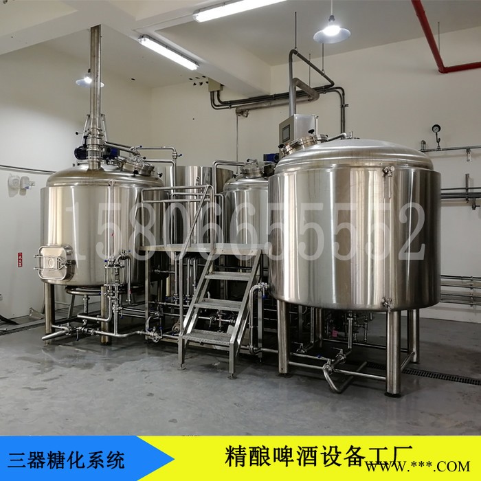 正麦2000升精酿啤酒设备发酵罐 酿酒设备不锈钢 家用小型酿酒设备 大型酿酒设备图2
