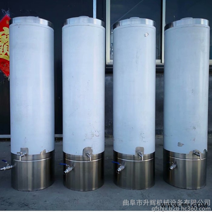 定做白酒储罐浙江不锈钢葡萄酒发酵罐5吨双层黄桃发酵储存罐图5