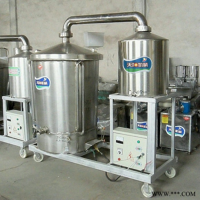 煮粮制酒机五粮蒸酒机双层锅白酒蒸酒设备图4