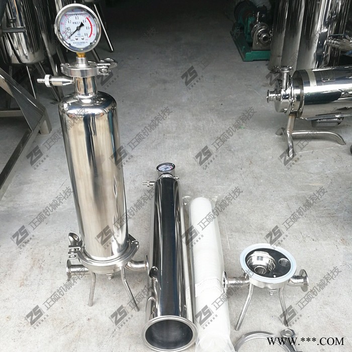 直销不锈钢卫生级PP微孔膜精密过滤器药液葡萄酒白酒黄酒过滤图2