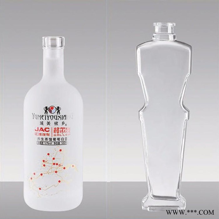 玻璃瓶 晶白料玻璃瓶 白酒瓶 可加工定制 酒瓶批发 玻璃酒瓶定制图3