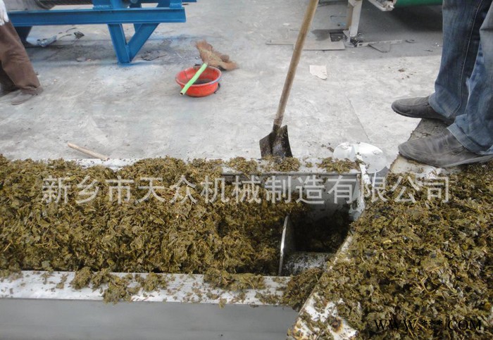 葡萄酒渣 啤酒渣脱水  不锈钢双螺旋压榨机图8