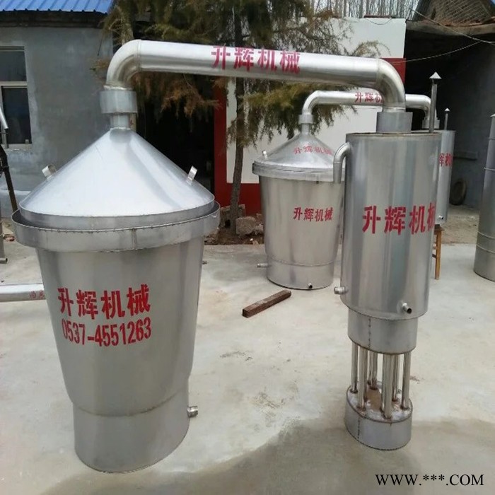 贵州家用烧火酿酒锅 不锈钢加厚蒸酒设备酿酒设备 熟料苞谷煮酒锅新型直烧节能蒸酒设备 家庭酿酒设备价格图5