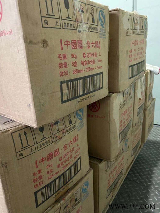 2009六福人家金六福白酒52°金六福中国结六福人家浓香六福白酒500ML图6