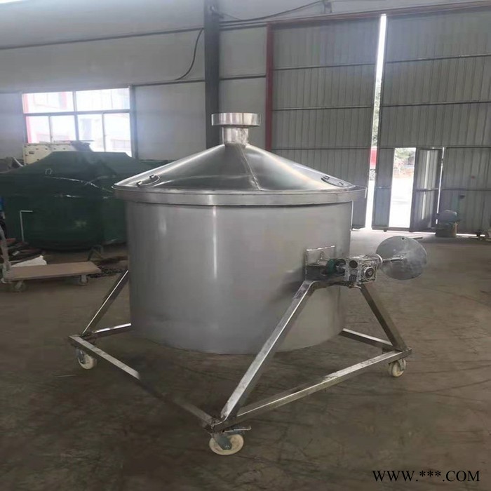 圣嘉白酒设备煮粮蒸酒一体式酿酒设备 运城液态蒸酒设备 酒厂用自动卸料吊锅厂家定制图2
