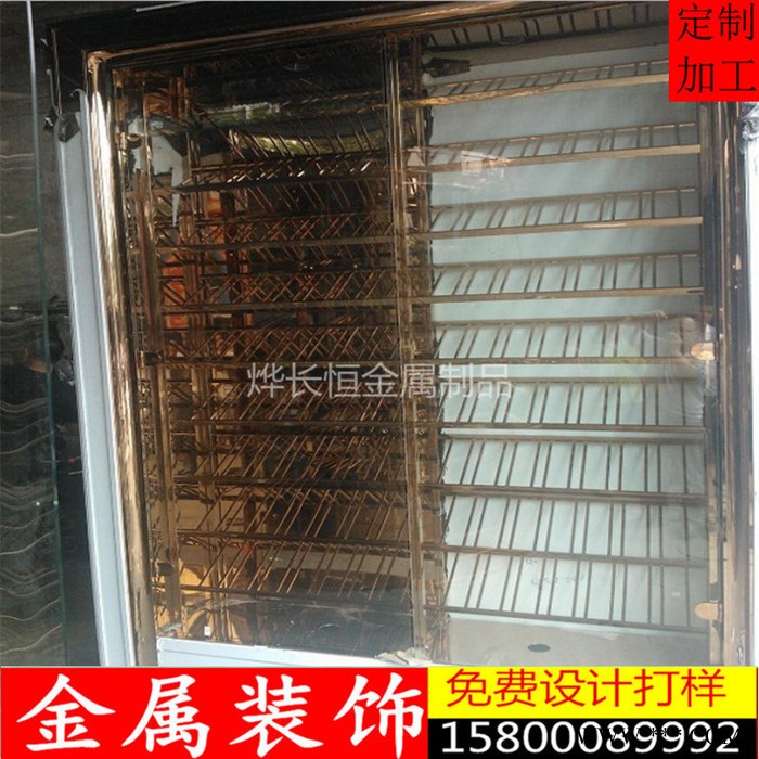 惠州 KTV会所酒吧酒店不锈钢恒温酒柜 酒架  葡萄酒展架工程定制图3