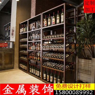 惠州 KTV会所酒吧酒店不锈钢恒温酒柜 酒架  葡萄酒展架工程定制