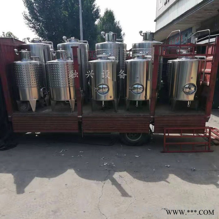 果酒发酵罐 六安葡萄酒发酵罐 米勒板式果酒储存罐厂家 水果酒储存罐制作工艺 米勒板发酵罐图6