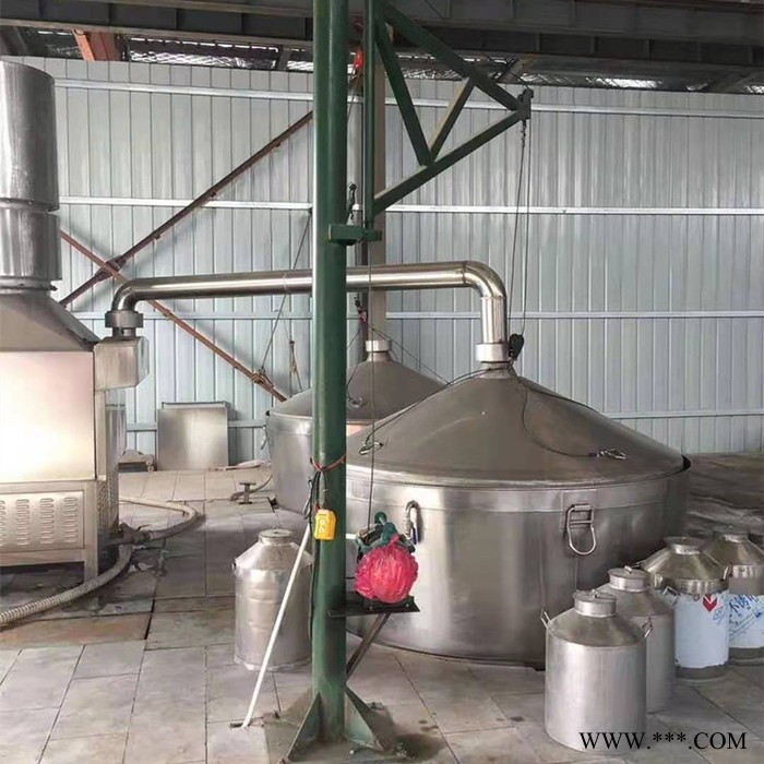 小型100斤粮食白酒酿酒设备 家庭蒸酒设备来图定制304不锈钢储罐图3