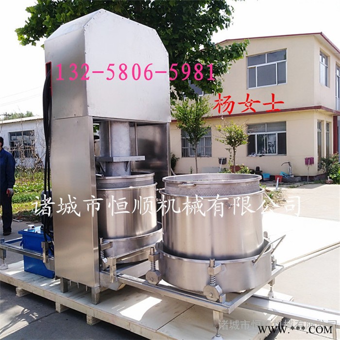 低价销售枸杞酒葡萄酒滤汁液压压滤机    食品级不锈钢榨菜酱菜脱水压榨机图3