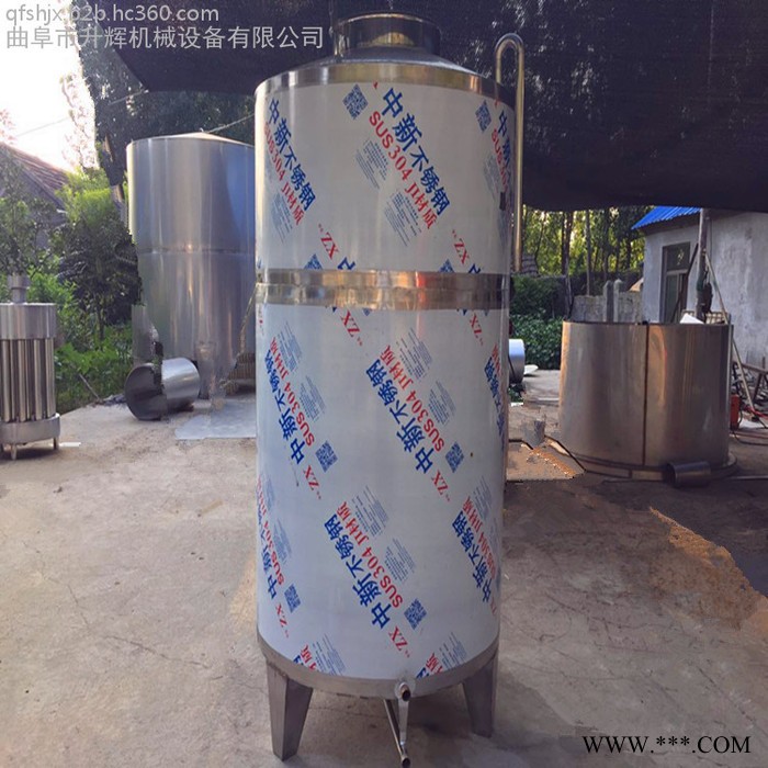酒罐不锈钢储酒罐酿酒设备**厂家 定做葡萄酒发酵罐 勾兑罐图3