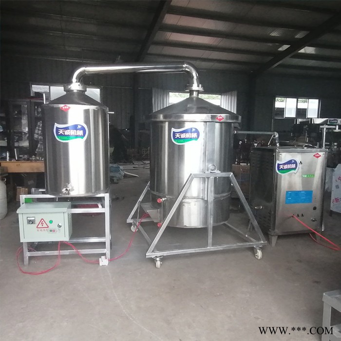 不锈钢翻转排料酿酒设备 创业型白酒纯粮酿酒机器图5