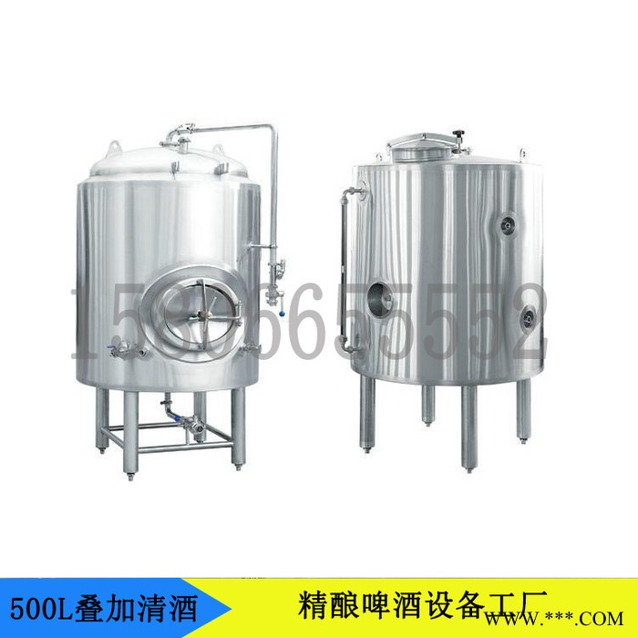 正麦2000升精酿啤酒设备发酵罐 酿酒设备不锈钢 小型酿酒设备 大型酿酒设备图3