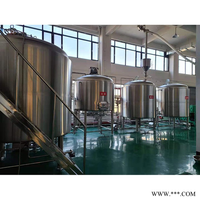 正麦5000升发酵罐 酿酒设备大型 304不锈钢酿酒设备 全自动酿酒设备图1
