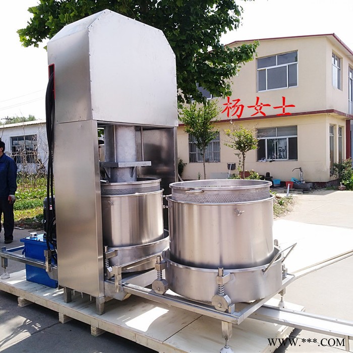 云南特产葡萄酒压榨机 玫瑰蜜葡萄原汁过滤提取压榨机 果酒固液分离设备图5