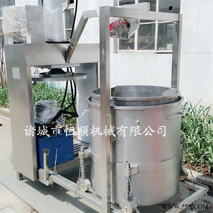 葡萄酒压榨机  清洗、粉碎、榨汁设备果蔬渣汁分离压榨图5