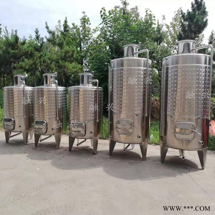 发酵罐/融兴0.5-100吨葡萄酒发酵罐加工定做图6