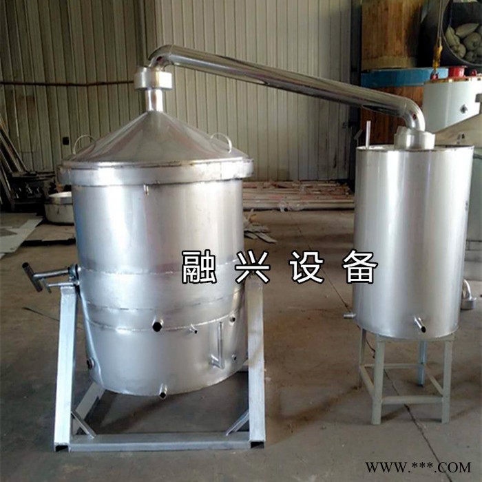 潍坊蒸酒设备 锅炉蒸汽式酿酒设备价格 蒸汽锅 青稞酒酿酒设备 双层保温酿酒设备谷价格图4
