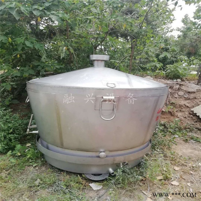 昆明200斤干粮酿酒设备型号 融兴酿酒设备扬岔机定做 大曲粉碎机 煮酒设备粮食粉碎机价格图6