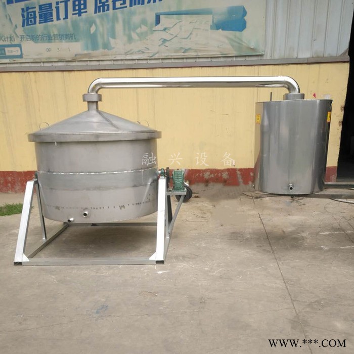 家庭传统蒸酒设备 中型熟料蒸煮酒设备 融兴 微型五粮自动酿酒设备 欢迎订购图5