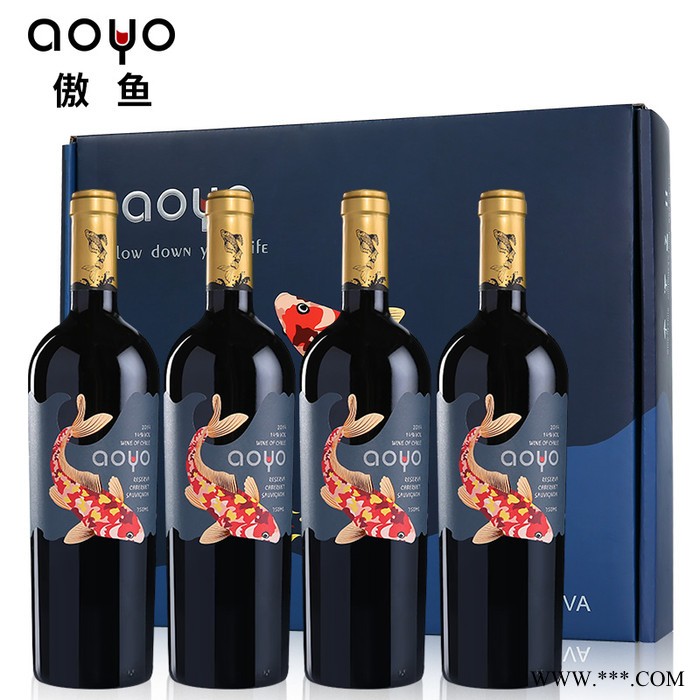 进口红酒招商加盟智利傲鱼红酒代理批发招商傲鱼珍藏赤霞珠红葡萄酒750ml图4