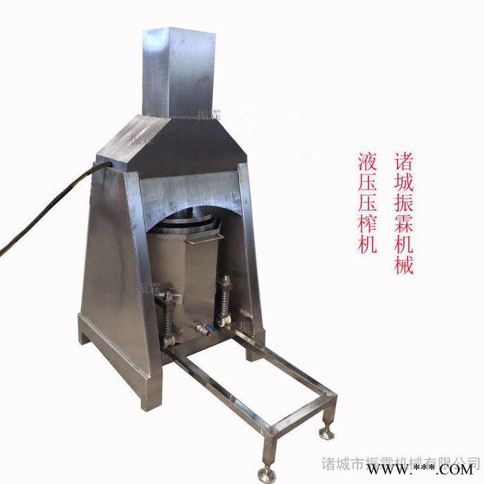 双桶自动推筒压榨机  50吨压力葡萄酒、米酒脱水固液分离压榨机图5