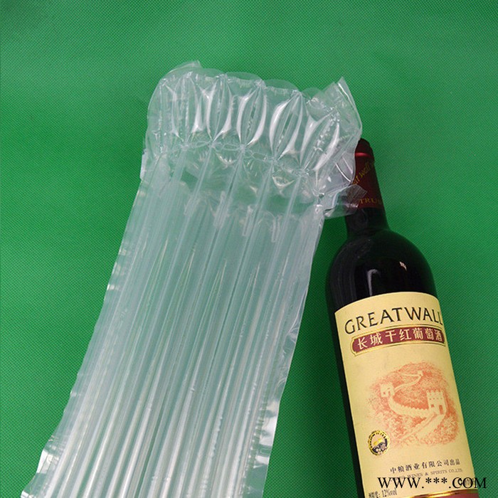 深圳批发高缓冲气柱袋红葡萄酒物流快递包装袋充气柱袋气泡柱图2
