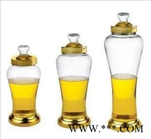 人参泡酒瓶 自酿酒瓶 药酒瓶 密封瓶 金色盖系列 自制葡萄酒图2