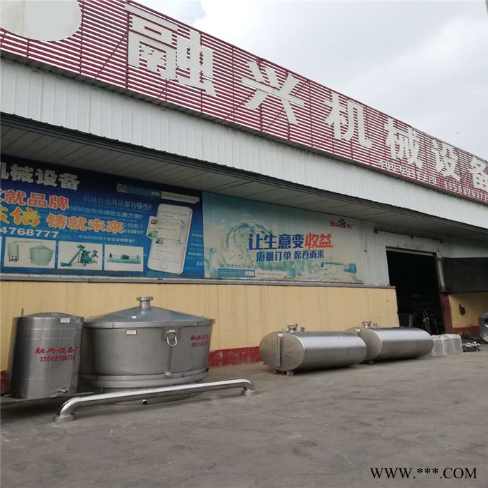 酒厂供白酒酿酒设备 不锈钢白酒发酵设备 300斤304不锈钢酒罐 山东厂家图6