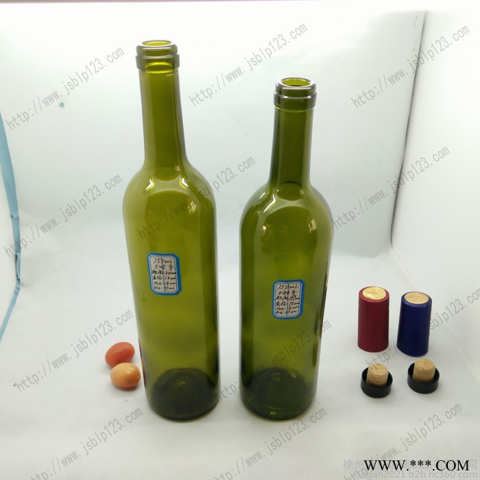 隆安 葡萄酒玻璃瓶187ml200ml250ml500ml750ml1000ml红酒瓶生产厂家批发定制销售墨绿色棕色茶色图5